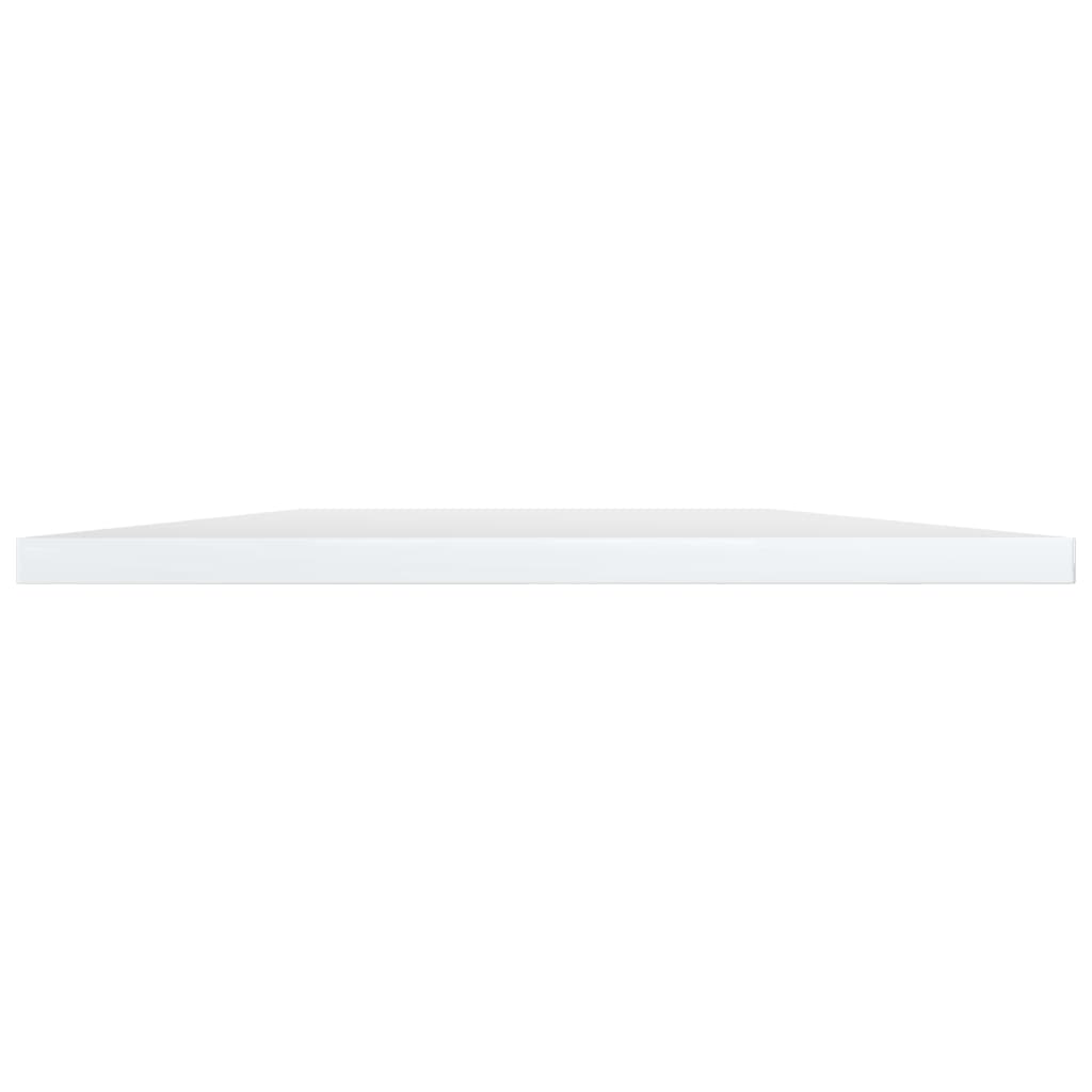 Wandschappen 4 st 100x30x1,5 cm bewerkt hout hoogglans wit is nu te koop bij PeponiXL, paradijselijk wonen!