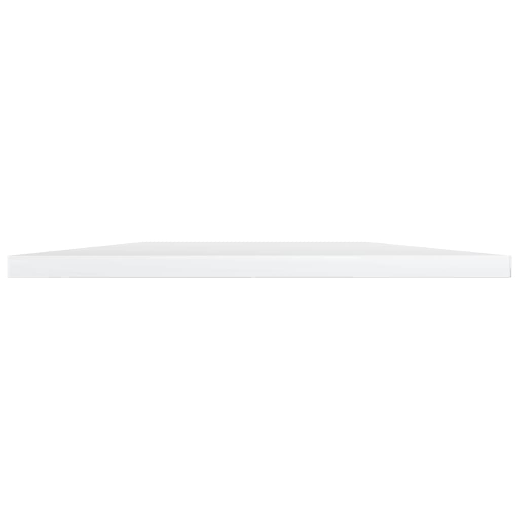 Wandschappen 8 st 100x30x1,5 cm spaanplaat hoogglans wit is nu te koop bij PeponiXL, paradijselijk wonen!