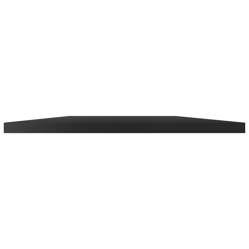 Wandschappen 8 st 100x30x1,5 cm spaanplaat hoogglans zwart is nu te koop bij PeponiXL, paradijselijk wonen!