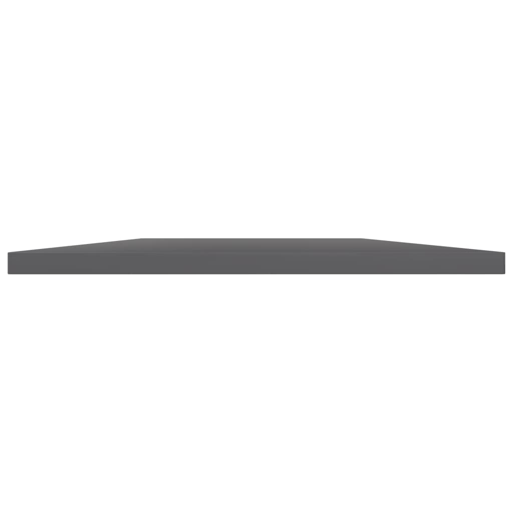 Wandschappen 8 st 100x30x1,5 cm spaanplaat hoogglans grijs is nu te koop bij PeponiXL, paradijselijk wonen!
