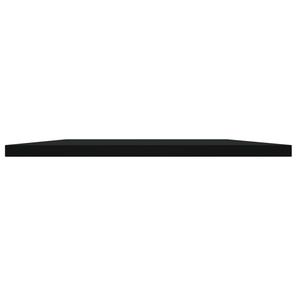 Wandschappen 4 st 100x40x1,5 cm spaanplaat zwart is nu te koop bij PeponiXL, paradijselijk wonen!