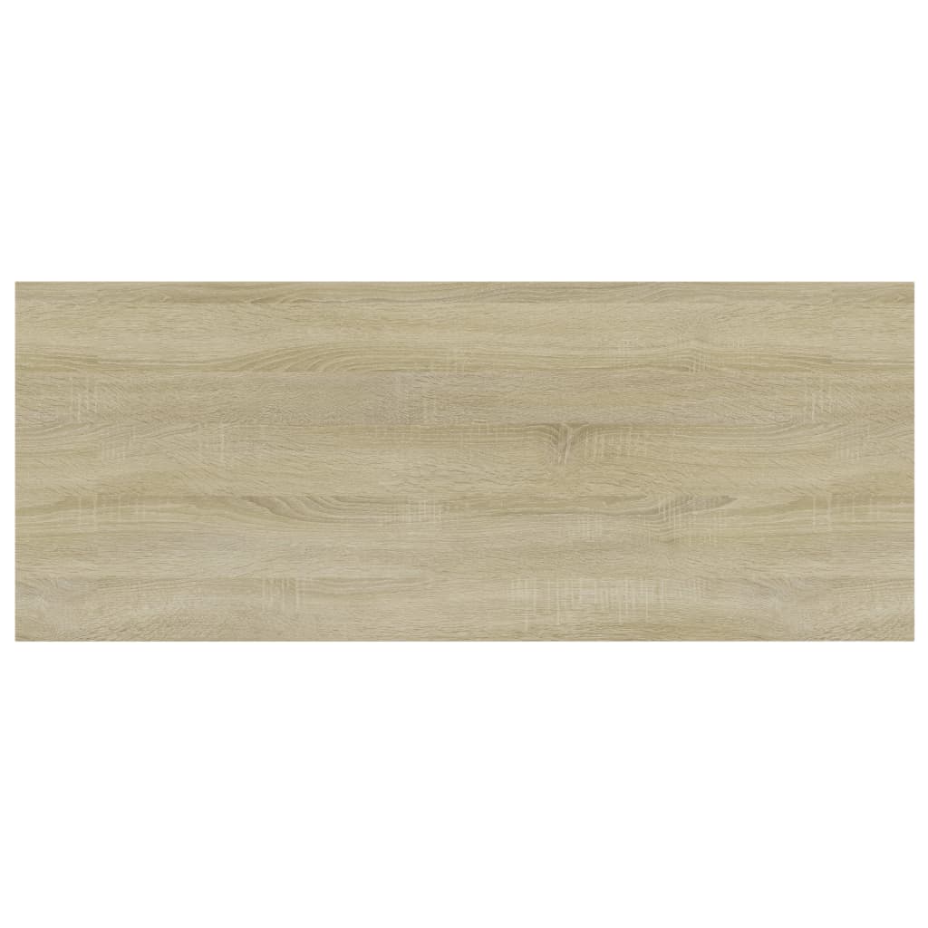 Wandschappen 4 st 100x40x1,5 cm spaanplaat sonoma eikenkleurig is nu te koop bij PeponiXL, paradijselijk wonen!