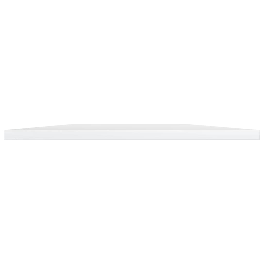 Wandschappen 4 st 100x40x1,5 cm bewerkt hout hoogglans wit is nu te koop bij PeponiXL, paradijselijk wonen!