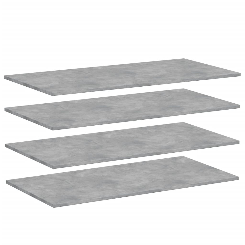 Wandschappen 4 st 100x50x1,5 cm bewerkt hout betongrijs is nu te koop bij PeponiXL, paradijselijk wonen!