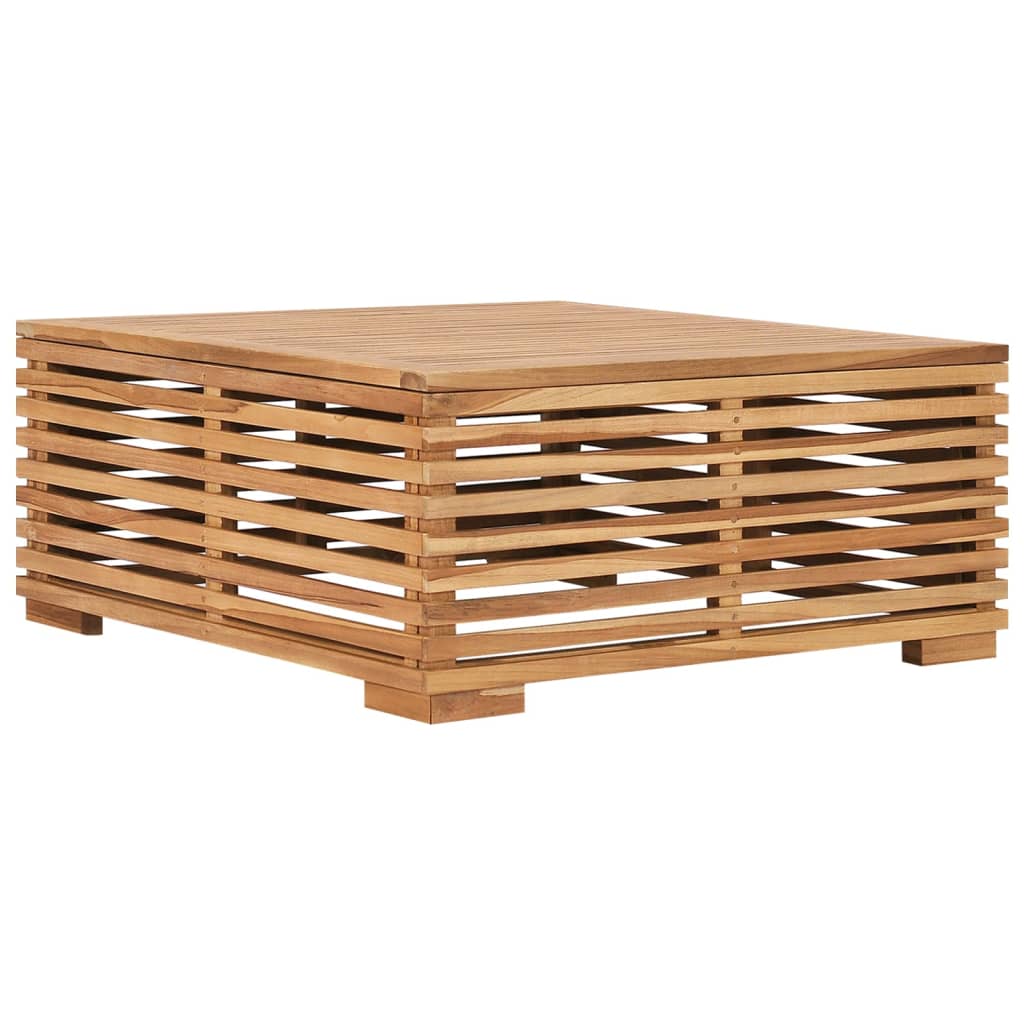Tuintafel en voetensteun met donkergrijs kussen teakhout is nu te koop bij PeponiXL, paradijselijk wonen!