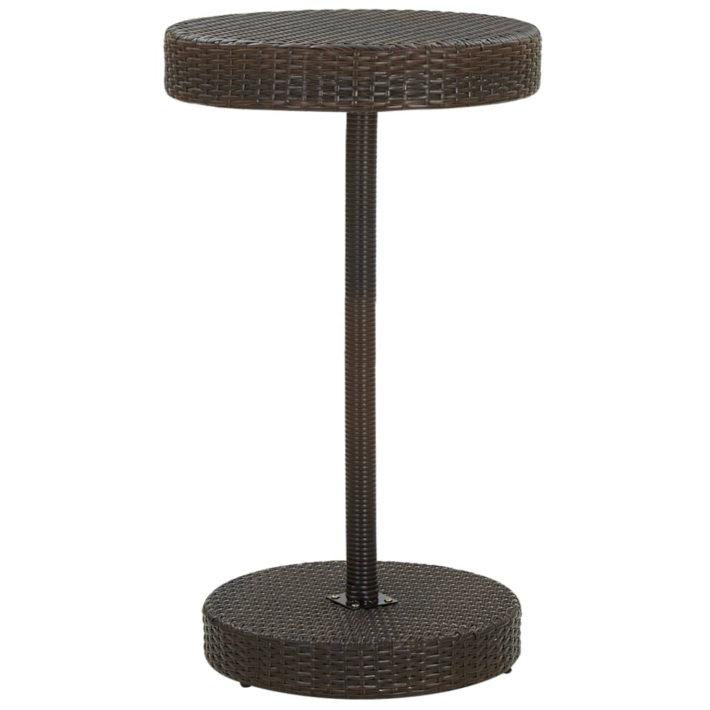 3-delige Tuinbarset met kussens poly rattan bruin is nu te koop bij PeponiXL, paradijselijk wonen!