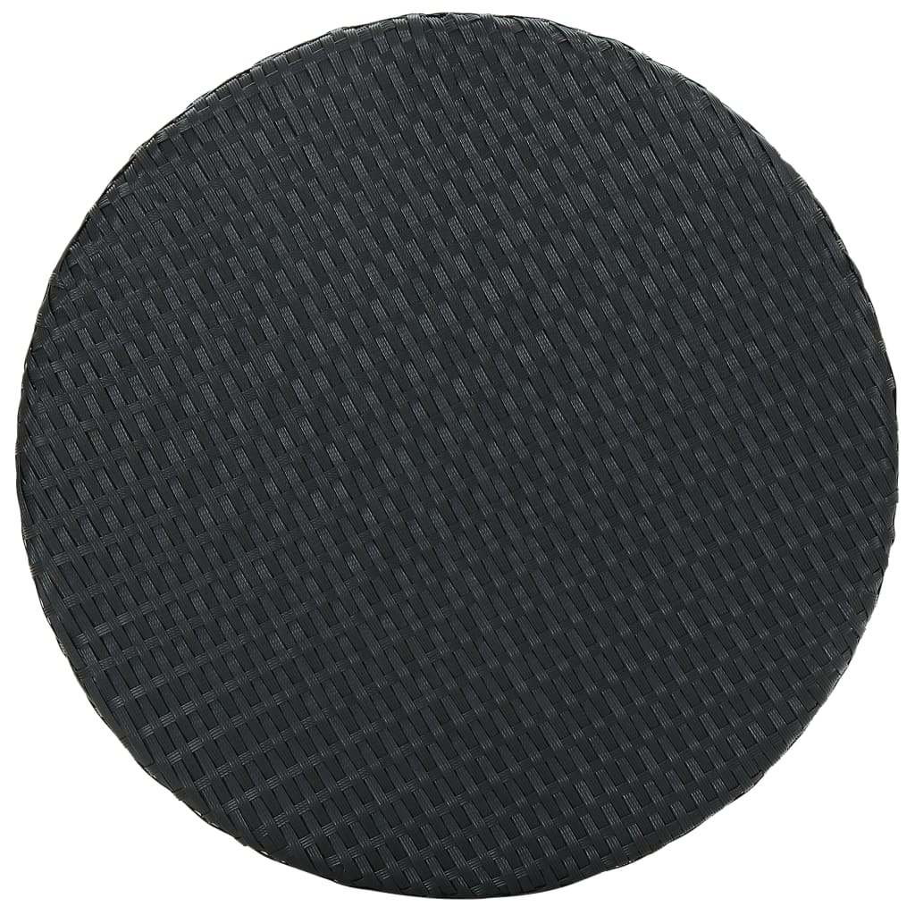 3-delige Tuinbarset met kussens poly rattan zwart is nu te koop bij PeponiXL, paradijselijk wonen!