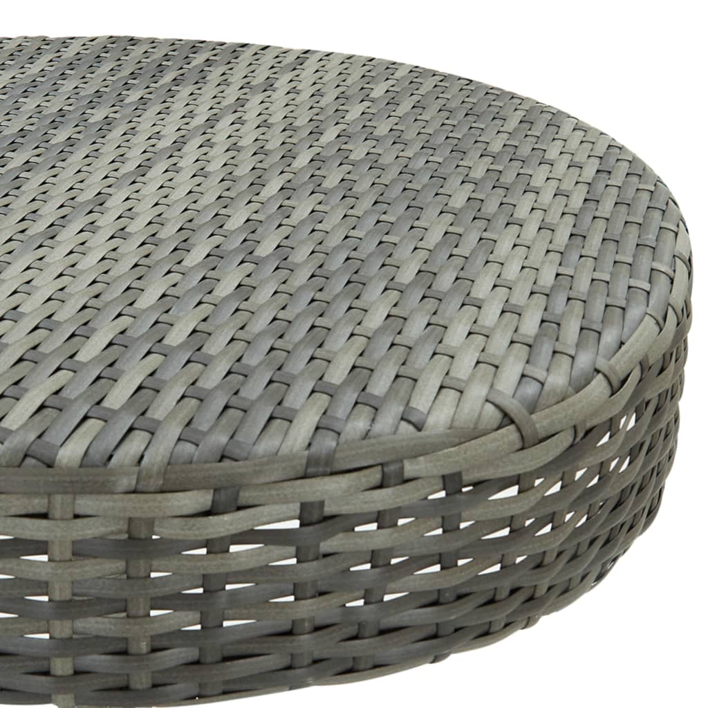3-delige Tuinbarset poly rattan grijs is nu te koop bij PeponiXL, paradijselijk wonen!