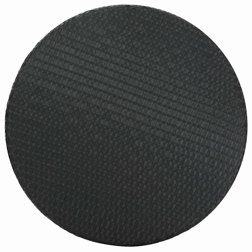 5-delige Tuinbarset poly rattan zwart is nu te koop bij PeponiXL, paradijselijk wonen!
