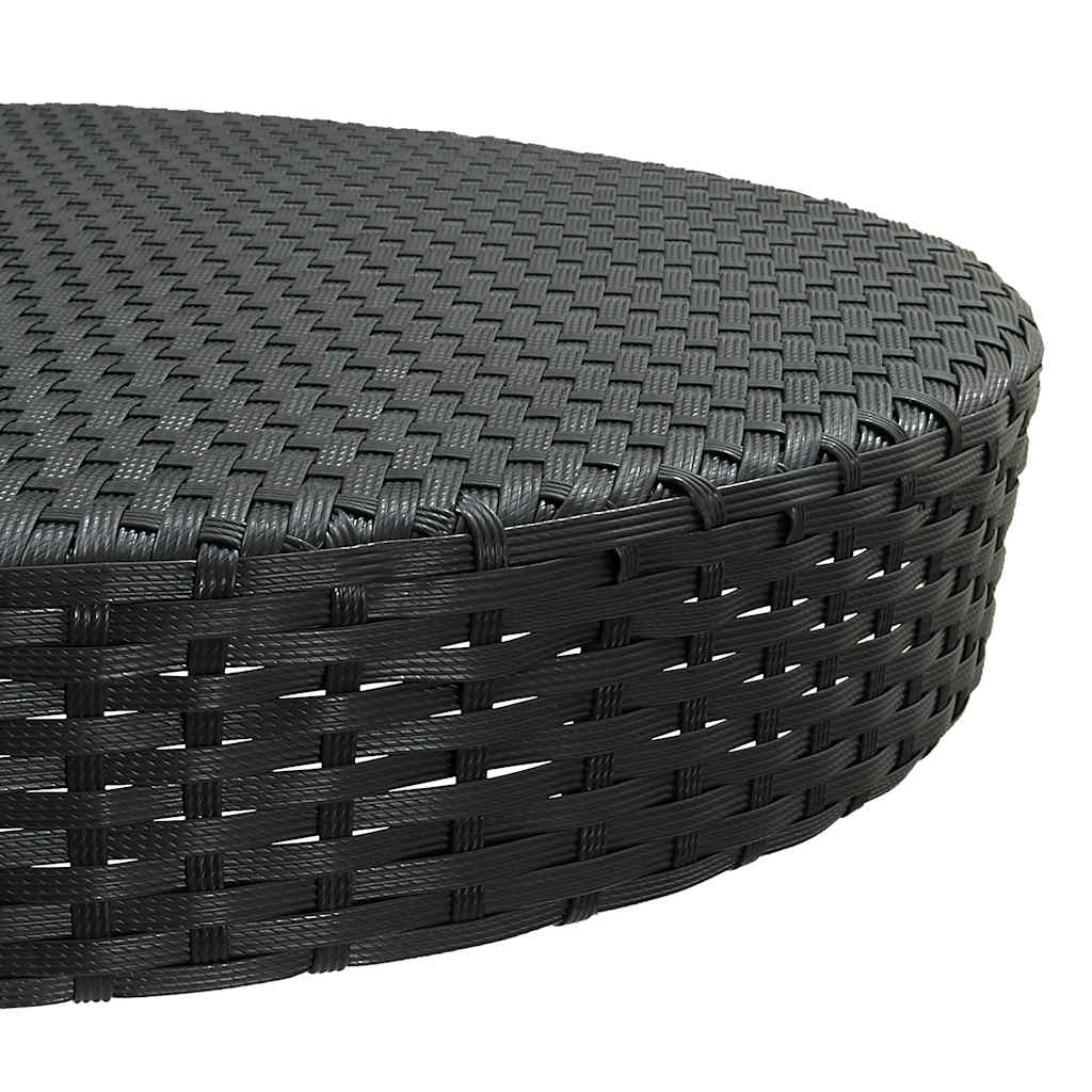 5-delige Tuinbarset poly rattan zwart is nu te koop bij PeponiXL, paradijselijk wonen!