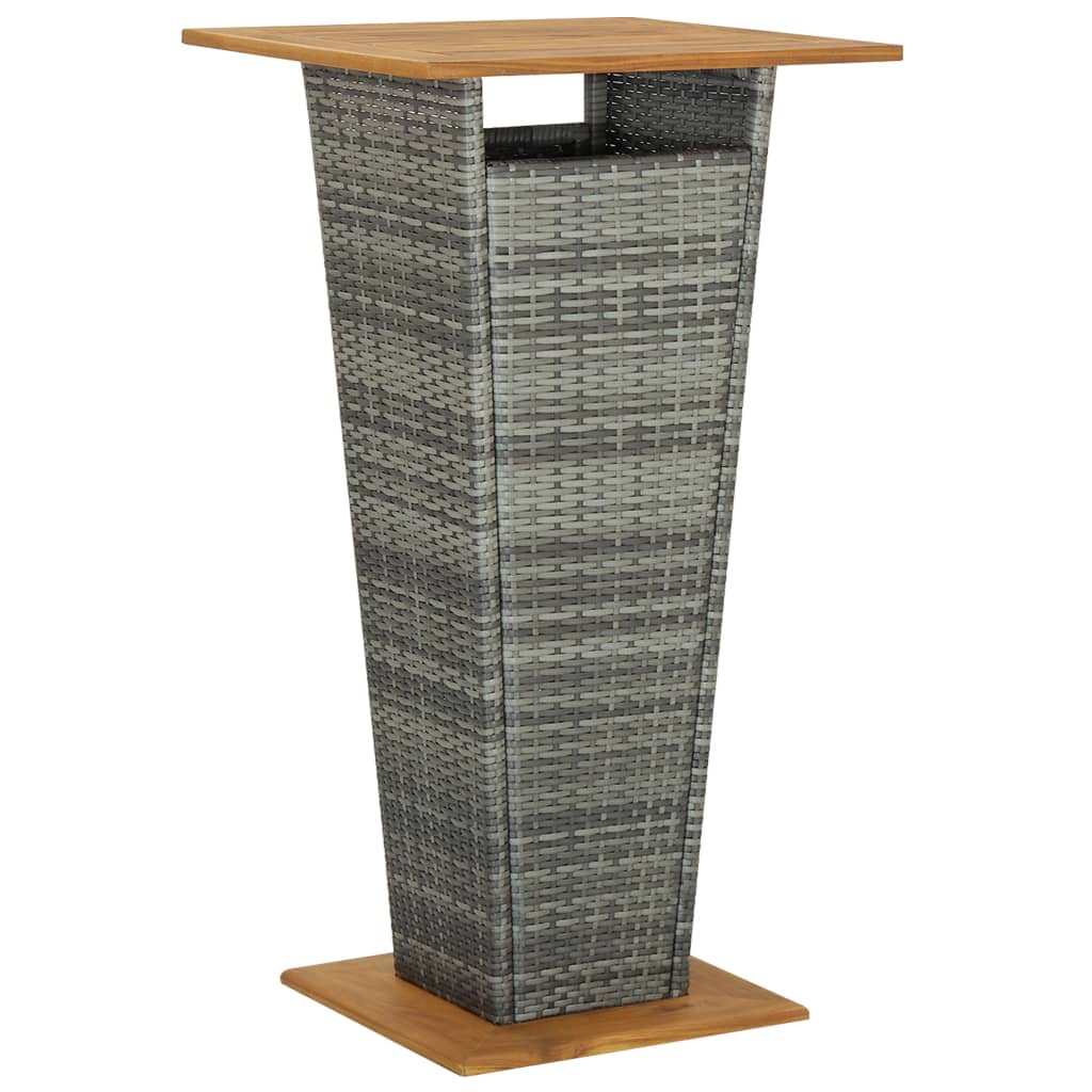 5-delige Tuinbarset met kussens poly rattan grijs is nu te koop bij PeponiXL, paradijselijk wonen!