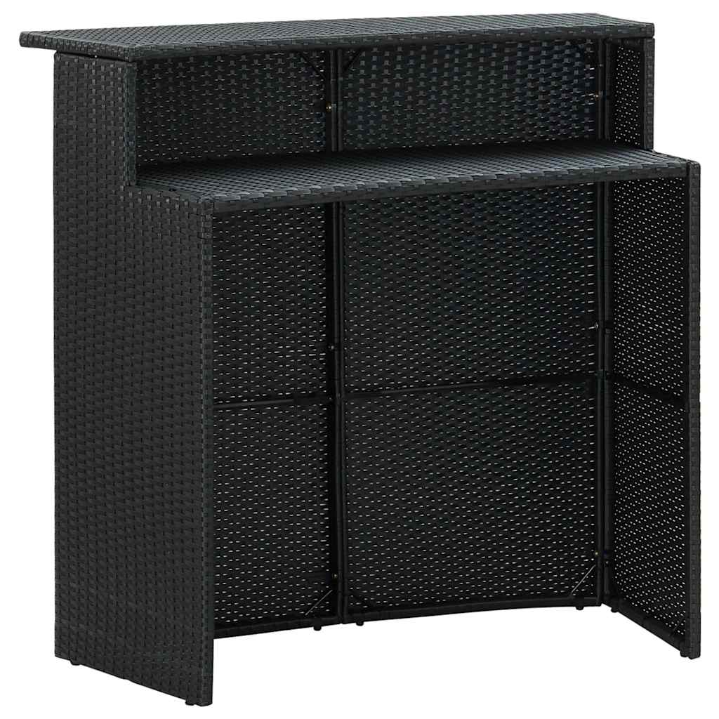 5-delige Tuinbarset met kussens zwart is nu te koop bij PeponiXL, paradijselijk wonen!