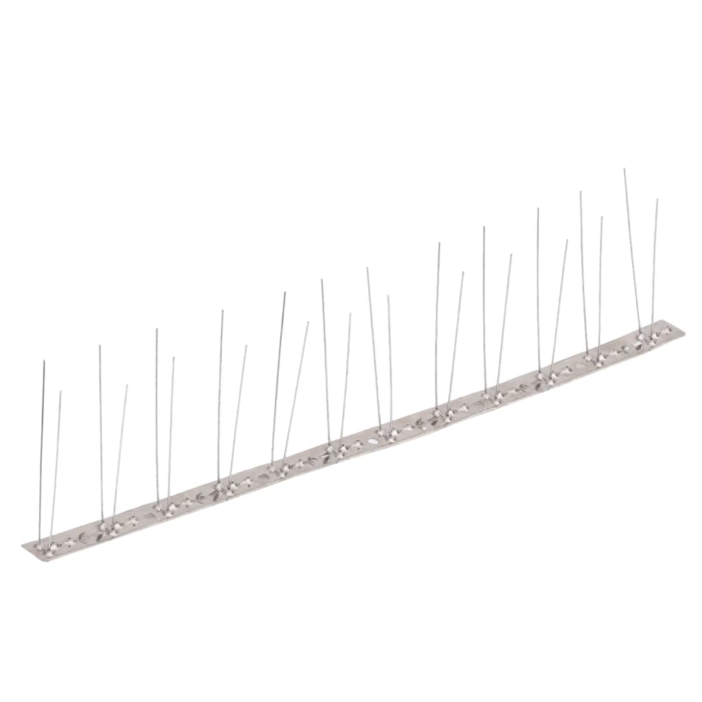 Vogel- en duivenpinnen met 2 rijen 20 st 10 m roestvrij staal is nu te koop bij PeponiXL, paradijselijk wonen!