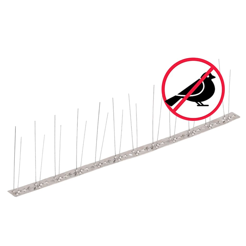 Vogel- en duivenpinnen met 2 rijen 20 st 10 m roestvrij staal is nu te koop bij PeponiXL, paradijselijk wonen!