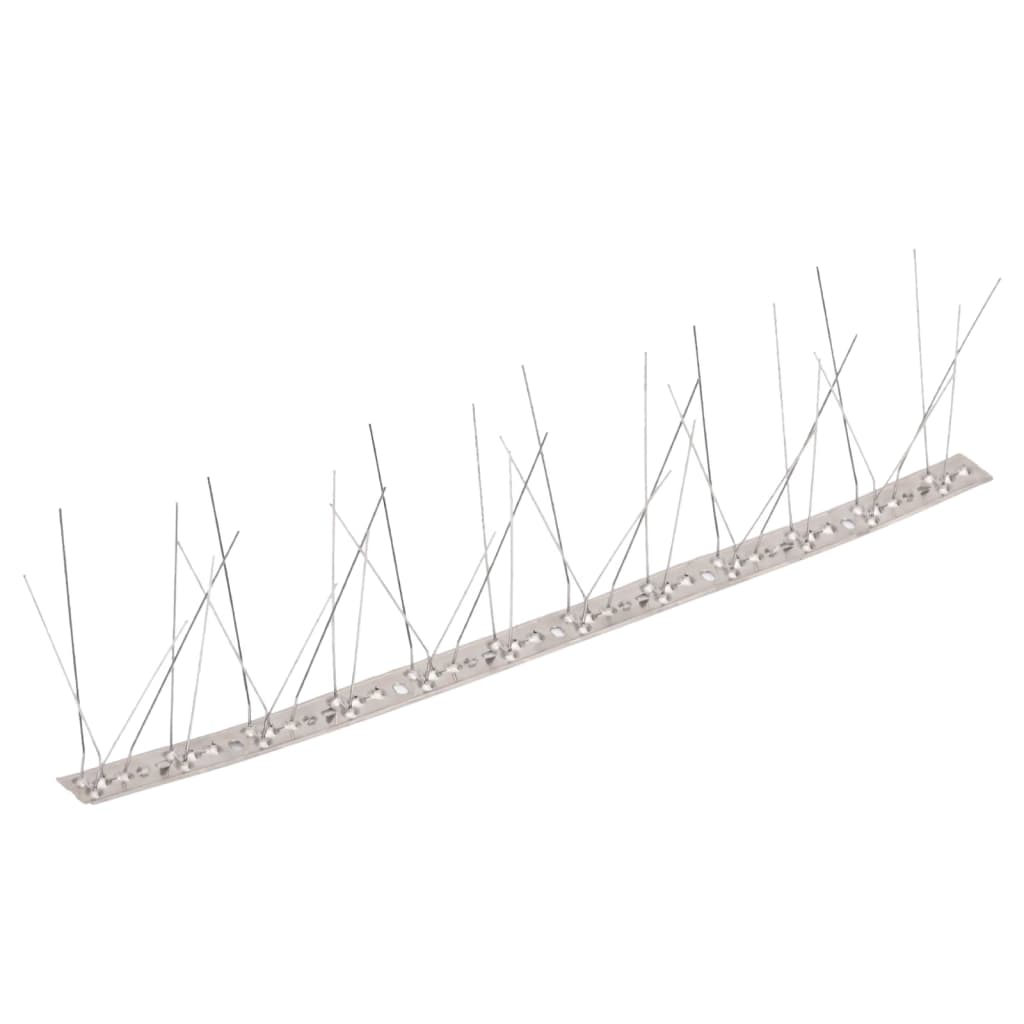 Vogel- en duivenpinnen met 5 rijen 10 st 5 m roestvrij staal is nu te koop bij PeponiXL, paradijselijk wonen!