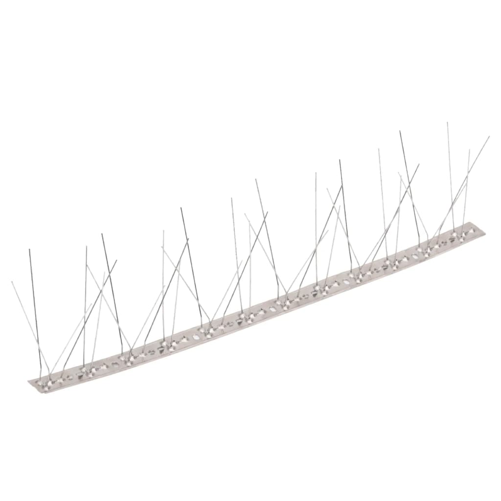 Vogel- en duivenpinnen met 5 rijen 40 st 20 m roestvrij staal is nu te koop bij PeponiXL, paradijselijk wonen!