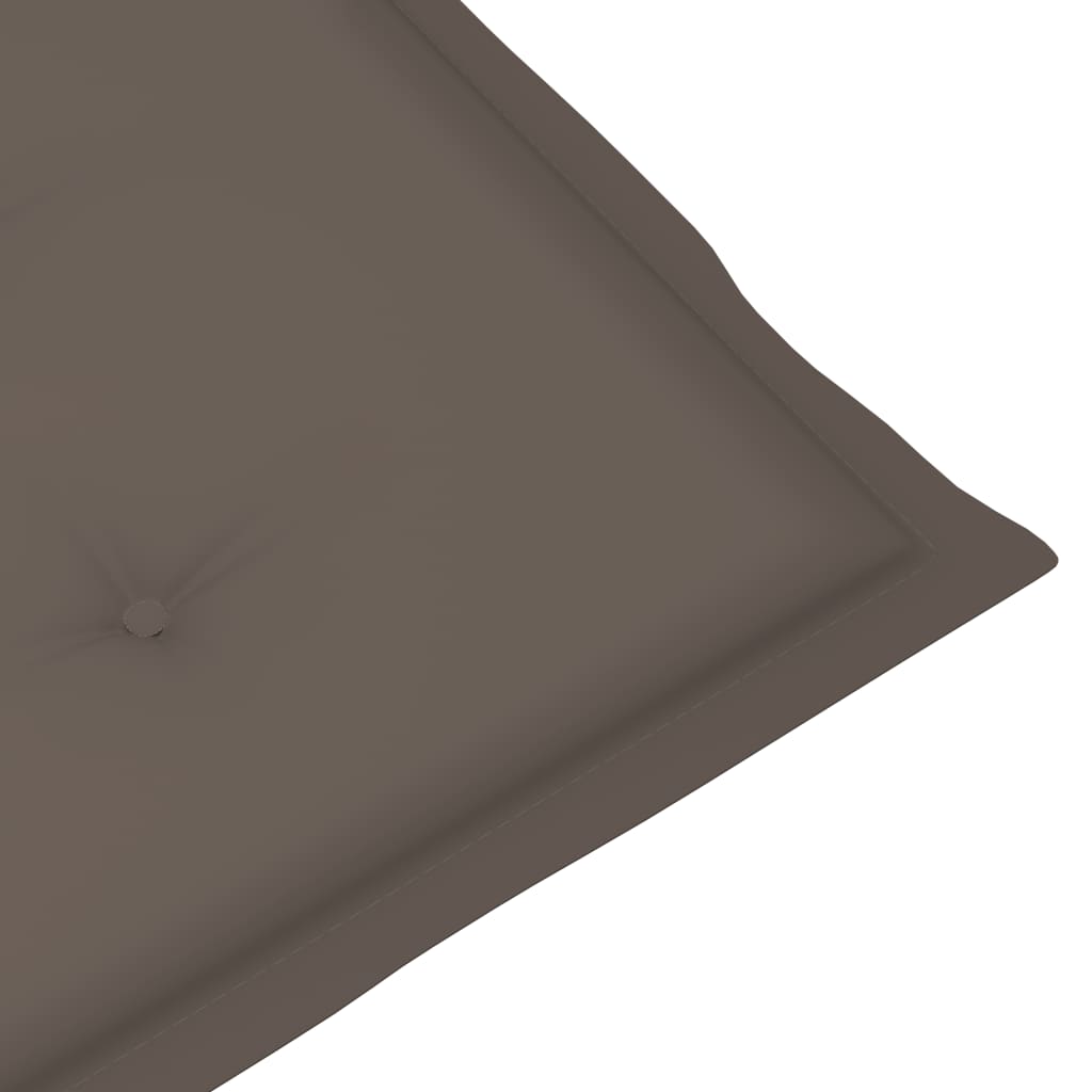 Tuinstoelen 2 st met taupe kussens massief teakhout is nu te koop bij PeponiXL, paradijselijk wonen!