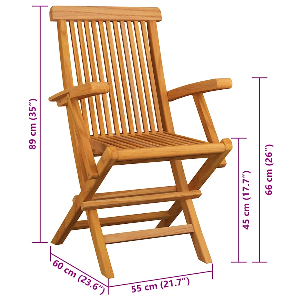 Tuinstoelen 2 st met crèmekleurige kussens massief teakhout is nu te koop bij PeponiXL, paradijselijk wonen!