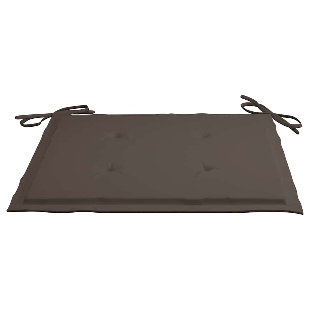 Tuinstoelen 6 st met taupe kussens massief teakhout is nu te koop bij PeponiXL, paradijselijk wonen!