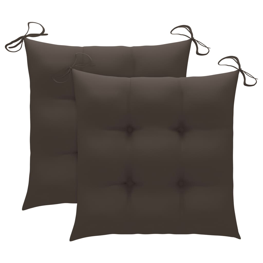 Schommelstoel met taupe kussen massief teakhout is nu te koop bij PeponiXL, paradijselijk wonen!