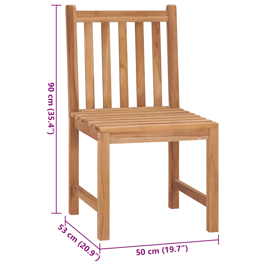 Tuinstoelen 2 st met kussens massief teakhout is nu te koop bij PeponiXL, paradijselijk wonen!