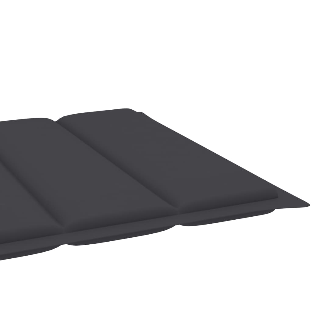 Ligbed met antracietkleurig kussen massief teakhout is nu te koop bij PeponiXL, paradijselijk wonen!