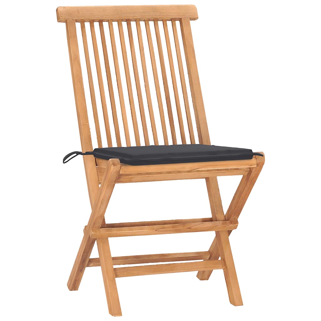 3-delige Tuinset inklapbaar met kussen massief teakhout is nu te koop bij PeponiXL, paradijselijk wonen!