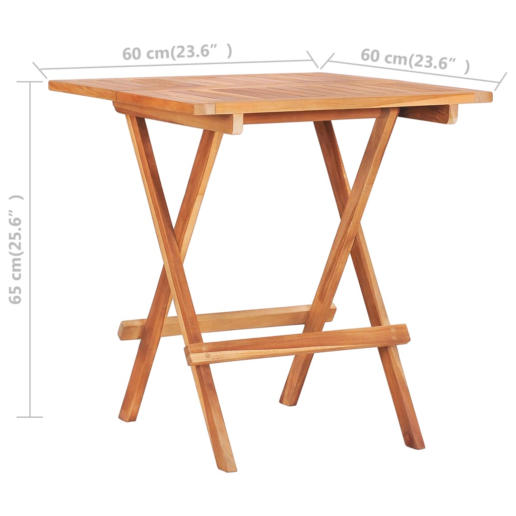 3-delige Bistroset met groene kussens massief teakhout is nu te koop bij PeponiXL, paradijselijk wonen!