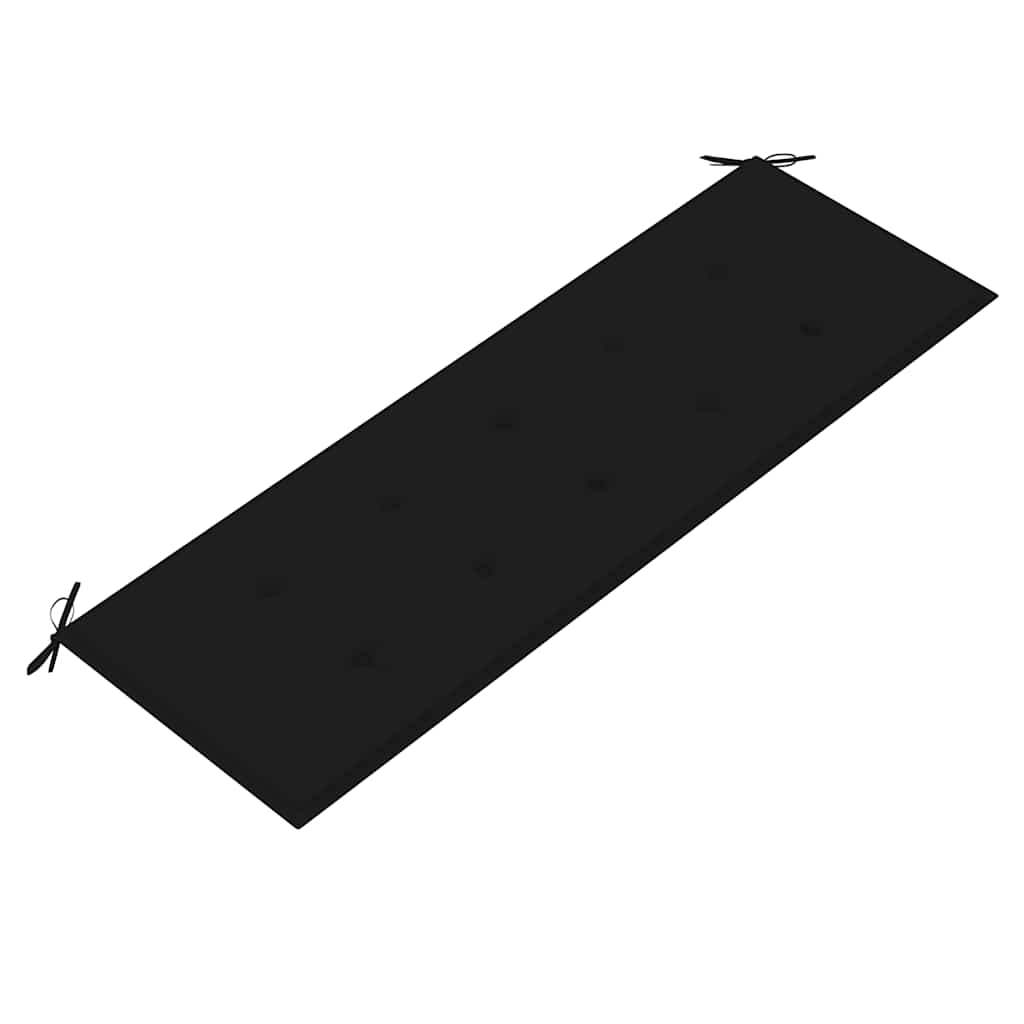 Tuinbank stapelbaar met kussen 159 cm massief teakhout is nu te koop bij PeponiXL, paradijselijk wonen!