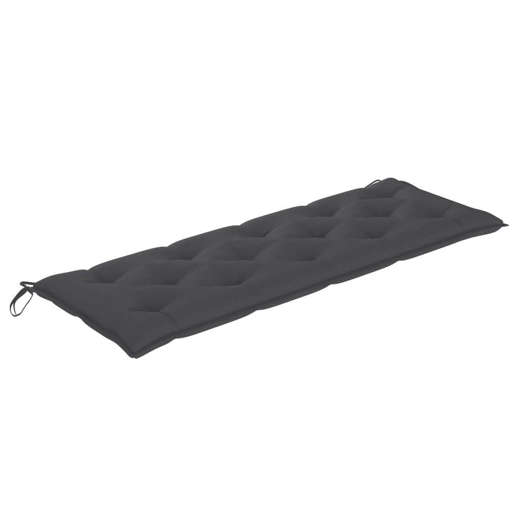 Tuinbank stapelbaar met kussen 159 cm massief teakhout is nu te koop bij PeponiXL, paradijselijk wonen!