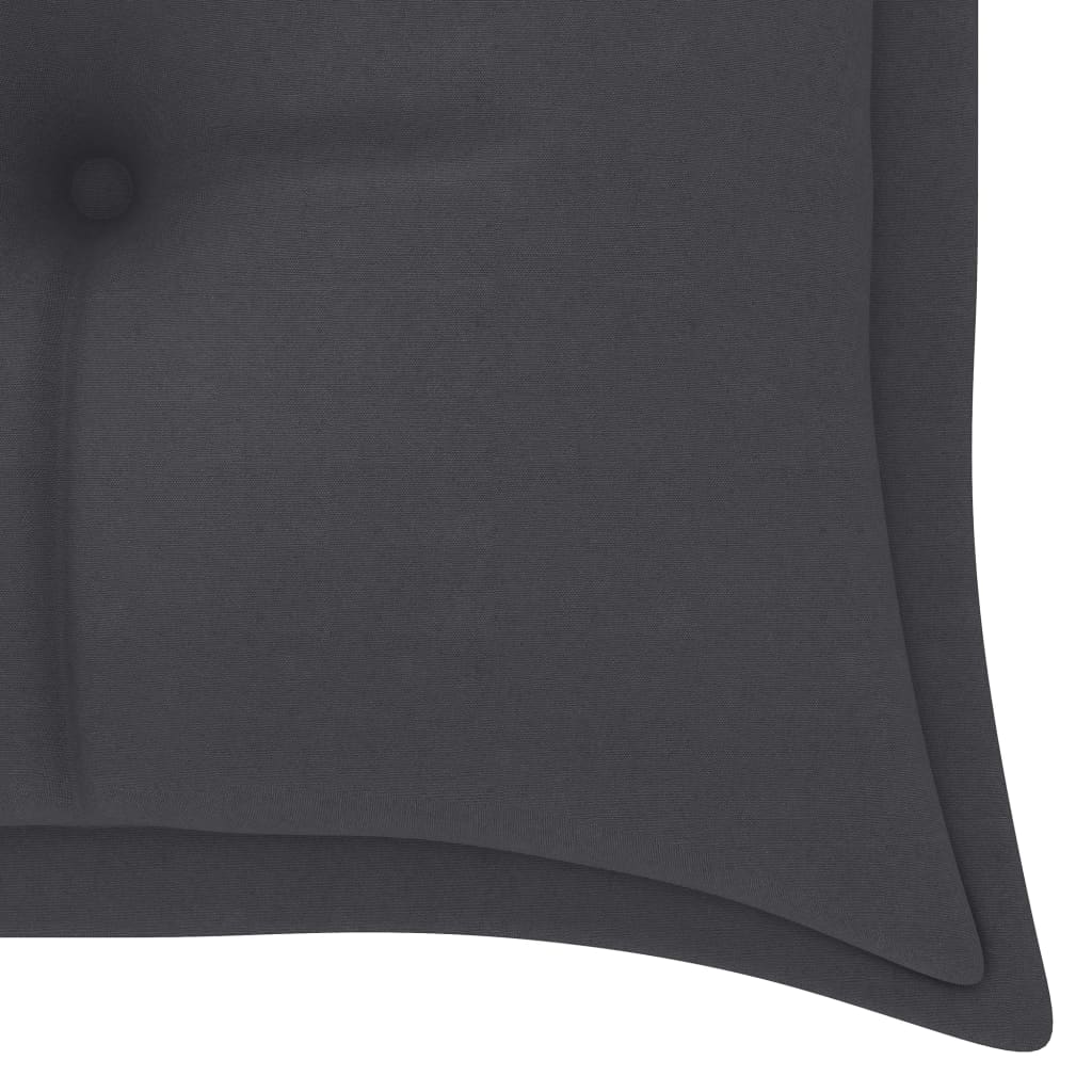 Tuinbank stapelbaar met kussen 159 cm massief teakhout is nu te koop bij PeponiXL, paradijselijk wonen!
