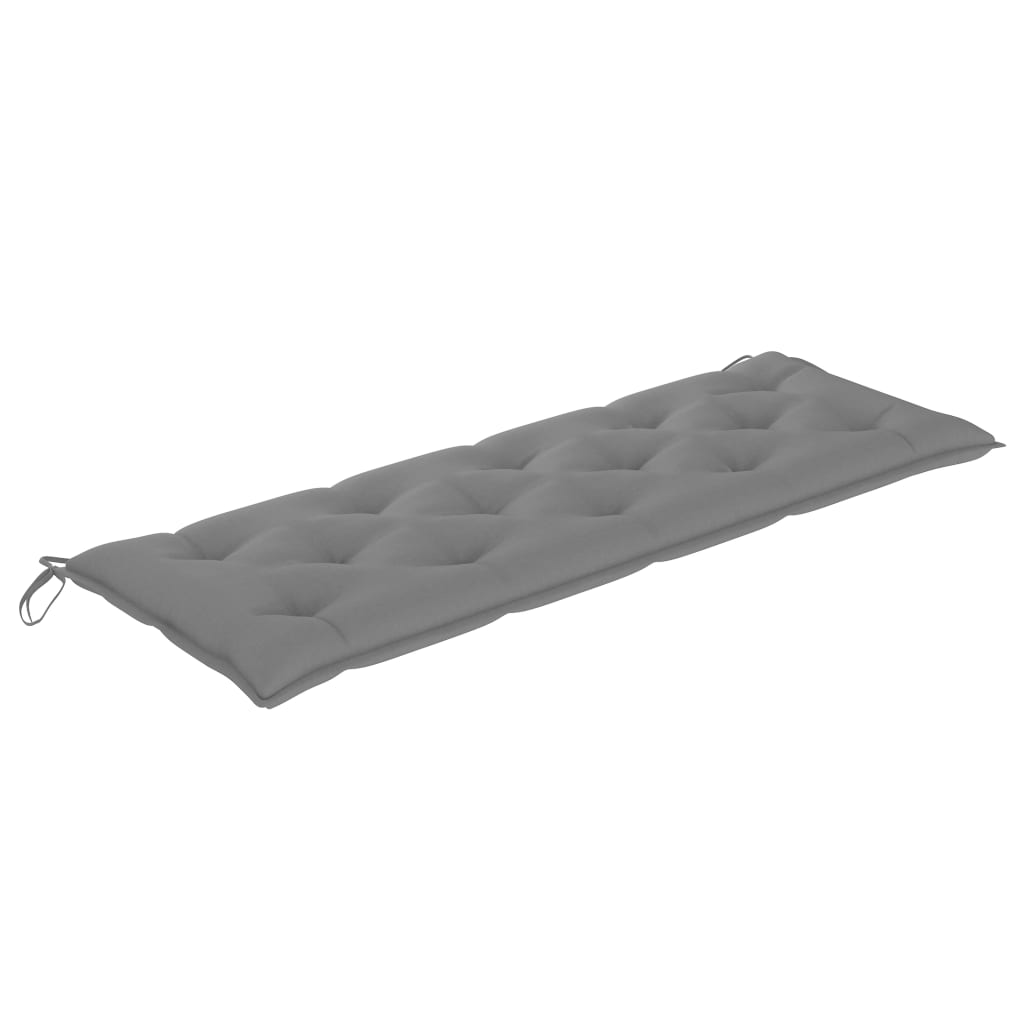 Tuinbank stapelbaar met kussen 159 cm massief teakhout is nu te koop bij PeponiXL, paradijselijk wonen!
