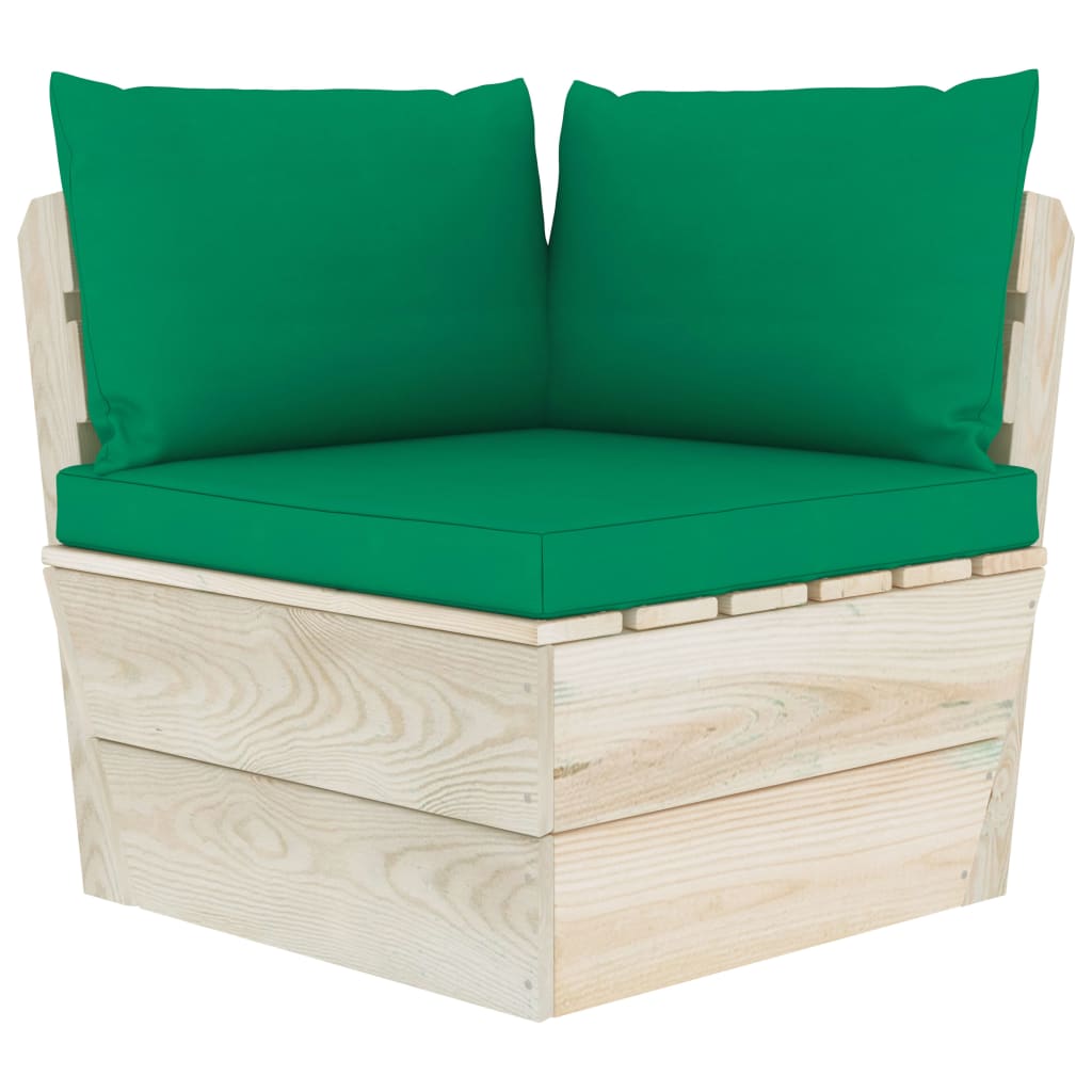 Tuinbank 2-zits met kussens pallet vurenhout is nu te koop bij PeponiXL, paradijselijk wonen!