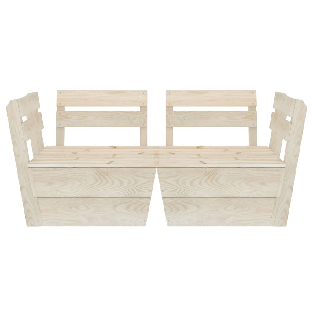 Tuinbank 2-zits pallet geïmpregneerd vurenhout is nu te koop bij PeponiXL, paradijselijk wonen!