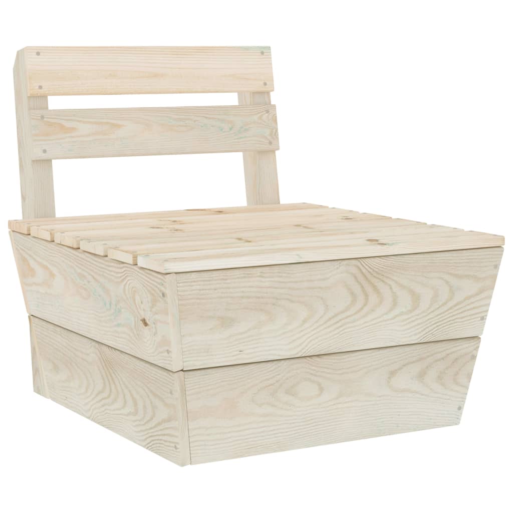 6-delige Loungeset pallet geïmpregneerd vurenhout