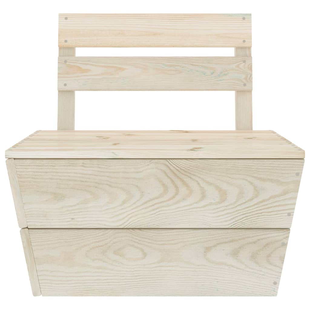 6-delige Loungeset pallet geïmpregneerd vurenhout