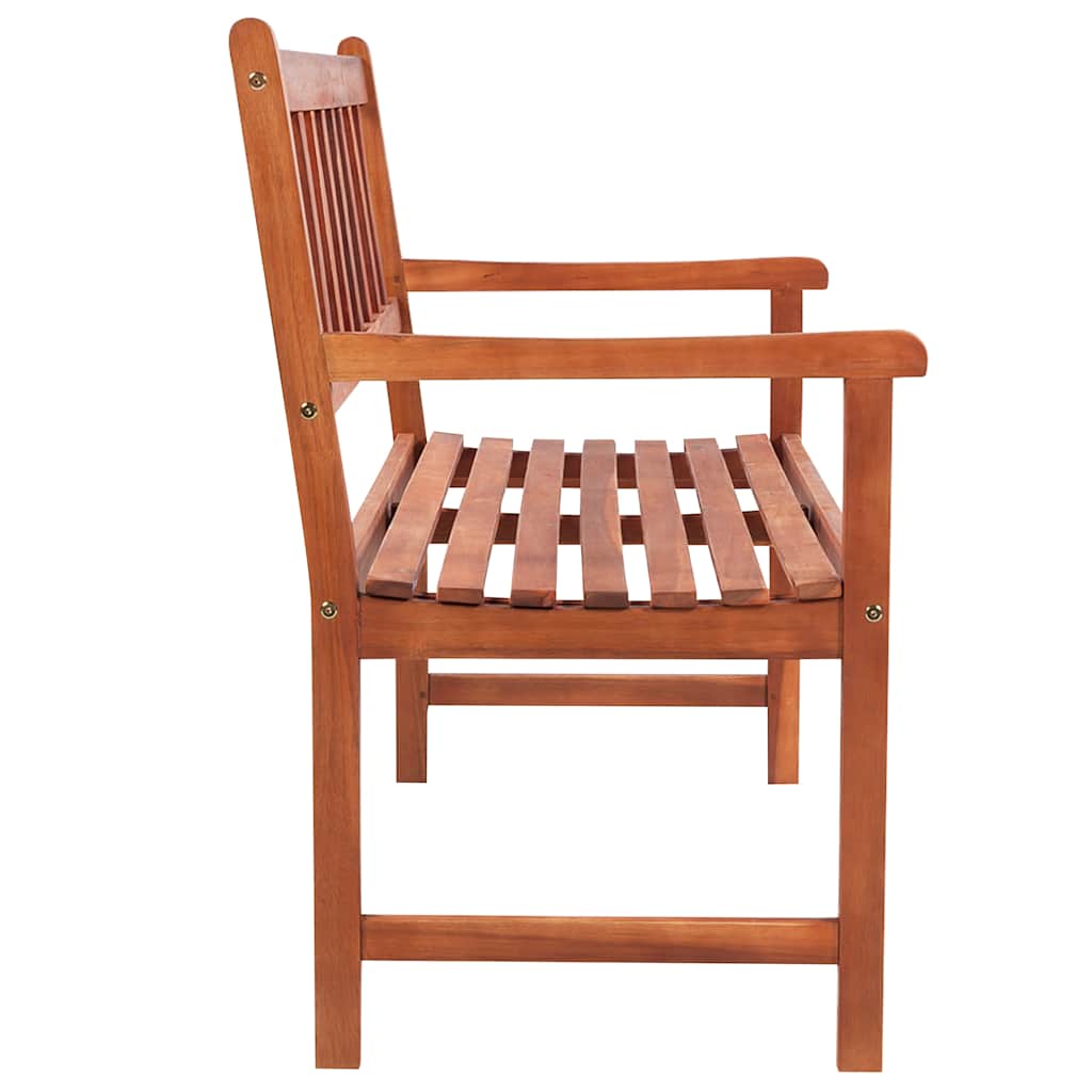 Tuinbank met kussen 120 cm massief acaciahout is nu te koop bij PeponiXL, paradijselijk wonen!