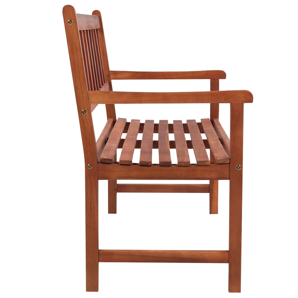 Tuinbank met kussen 120 cm massief acaciahout is nu te koop bij PeponiXL, paradijselijk wonen!