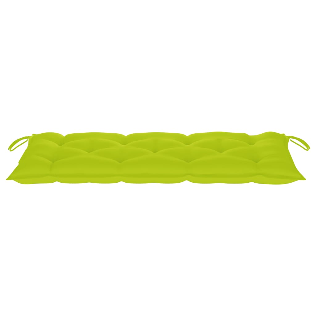 Tuinbank met kussen 120 cm massief acaciahout is nu te koop bij PeponiXL, paradijselijk wonen!