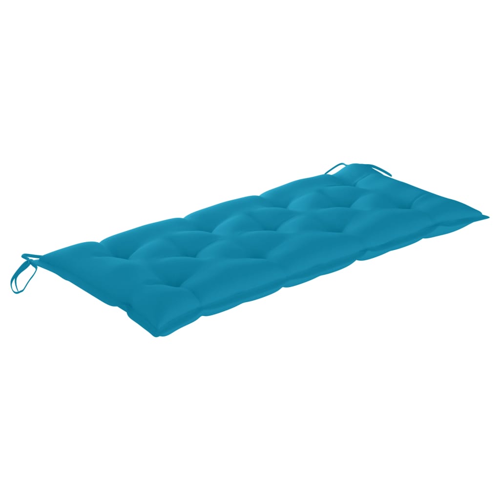 Tuinbank inklapbaar met kussen 118 cm bamboe is nu te koop bij PeponiXL, paradijselijk wonen!