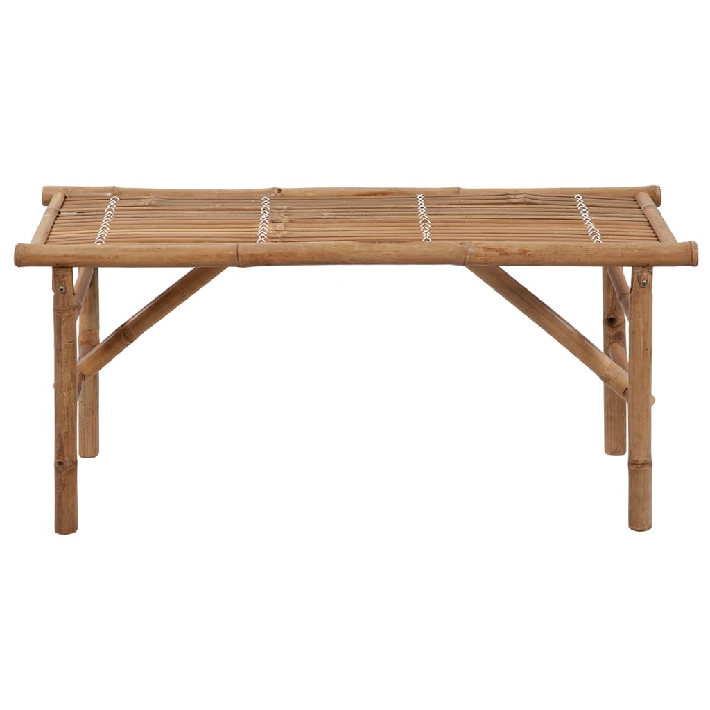 Tuinbank inklapbaar met kussen 118 cm bamboe is nu te koop bij PeponiXL, paradijselijk wonen!