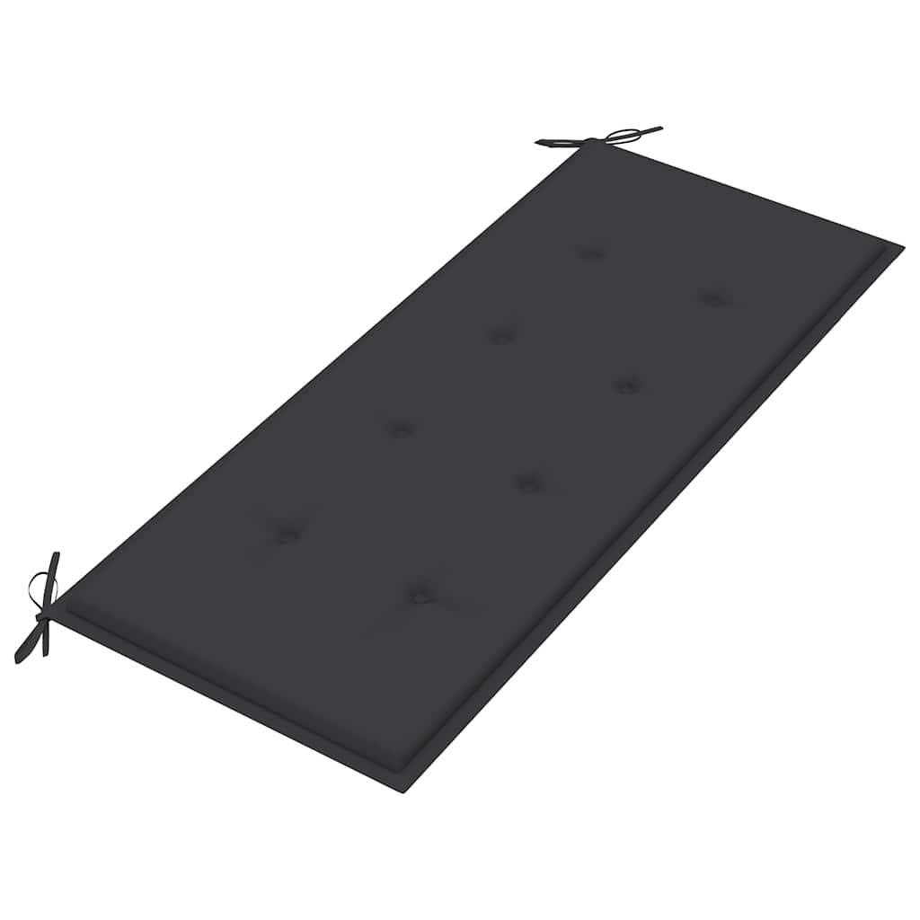 Tuinbank met kussen 120 cm bamboe is nu te koop bij PeponiXL, paradijselijk wonen!