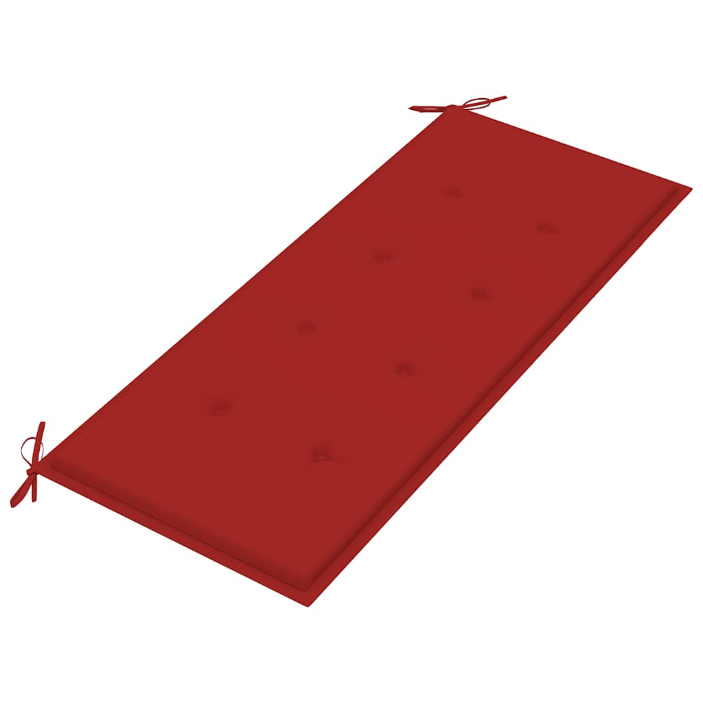 Tuinbank met kussen 120 cm bamboe is nu te koop bij PeponiXL, paradijselijk wonen!