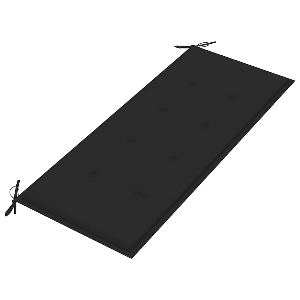 Tuinbank met kussen 120 cm bamboe is nu te koop bij PeponiXL, paradijselijk wonen!