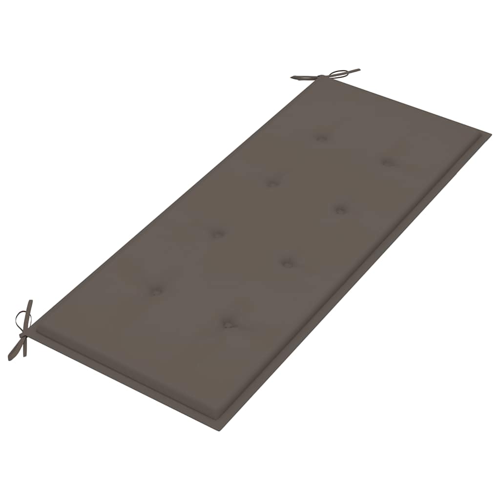 Tuinbank met kussen 120 cm bamboe is nu te koop bij PeponiXL, paradijselijk wonen!