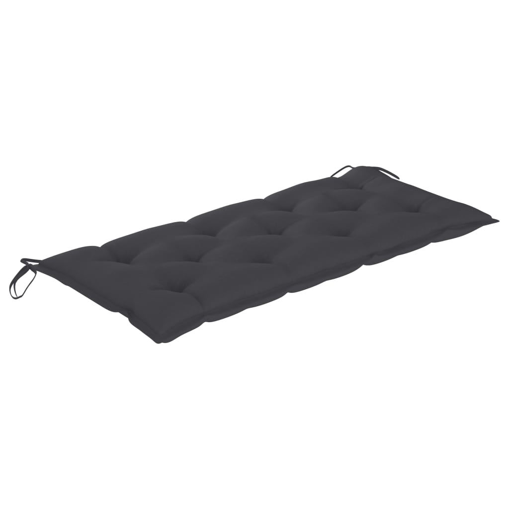 Tuinbank met kussen 120 cm bamboe is nu te koop bij PeponiXL, paradijselijk wonen!