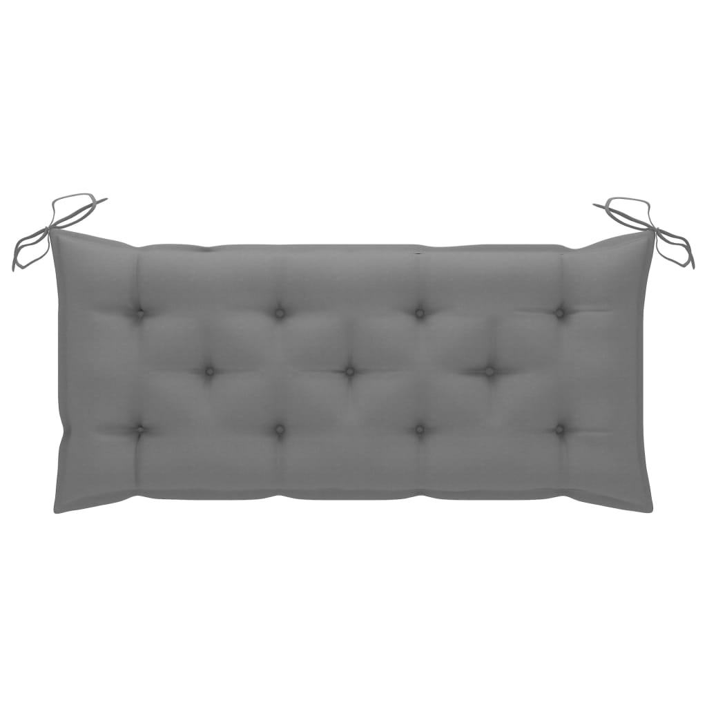 Tuinbank met kussen 120 cm bamboe is nu te koop bij PeponiXL, paradijselijk wonen!