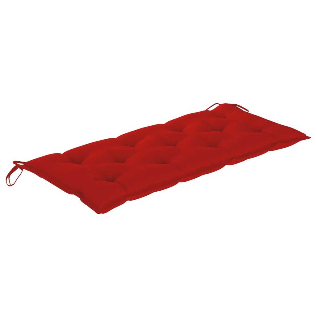 Tuinbank met kussen 120 cm bamboe is nu te koop bij PeponiXL, paradijselijk wonen!