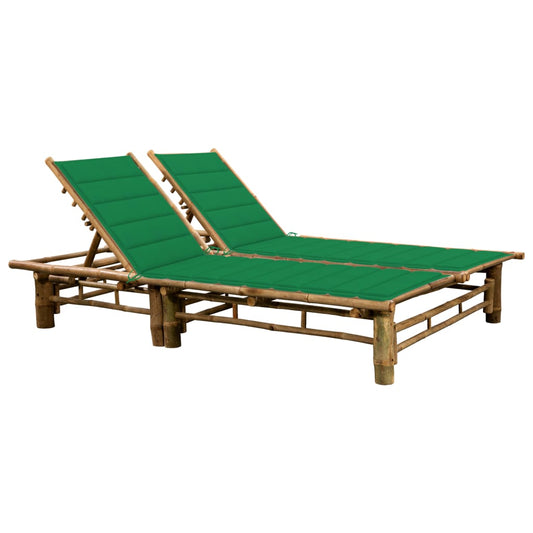 Ligbed 2-persoons met kussens bamboe is nu te koop bij PeponiXL, paradijselijk wonen!