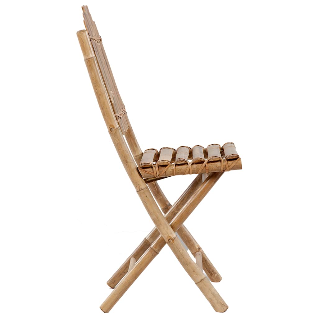 5-delige Tuinset inklapbaar met kussens bamboe is nu te koop bij PeponiXL, paradijselijk wonen!